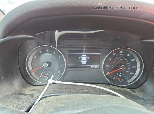 3KPF54AD6PE584703 2023 KIA FORTE Оранжевый Вид щитка приборов