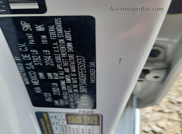 3KPF54AD6PE650537 2023 KIA FORTE White 