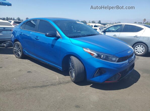 3KPF54AD6RE735297 2024 KIA FORTE Синий Передняя правая четверть
