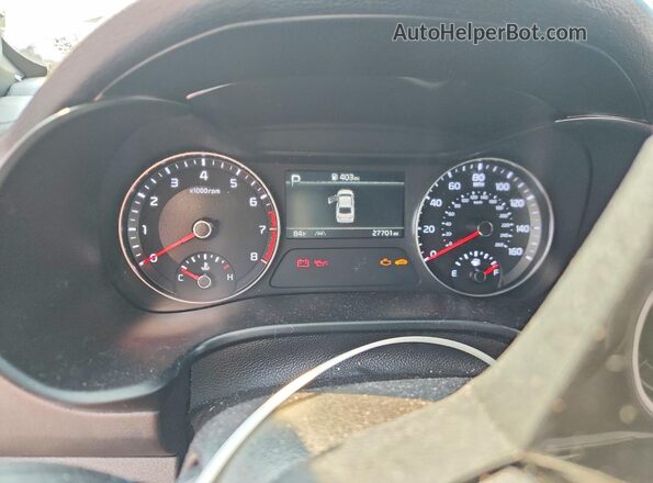 3KPF54AD6RE742704 2024 KIA FORTE White Vista del cuadro de instrumentos
