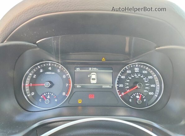 3KPF54AD6RE802397 2024 KIA FORTE White Widok zestawu wskaźników