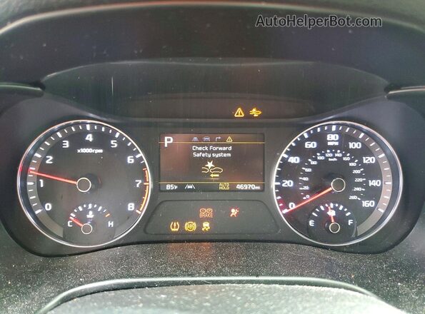 3KPF54AD7PE556456 2023 KIA FORTE Gray Вид щитка приладів