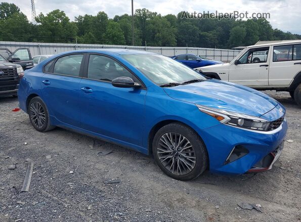 3KPF54AD7PE656430 2023 KIA FORTE Синий Передняя правая четверть