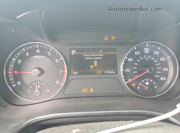 3KPF54AD7PE656430 2023 KIA FORTE Синий Вид щитка приборов