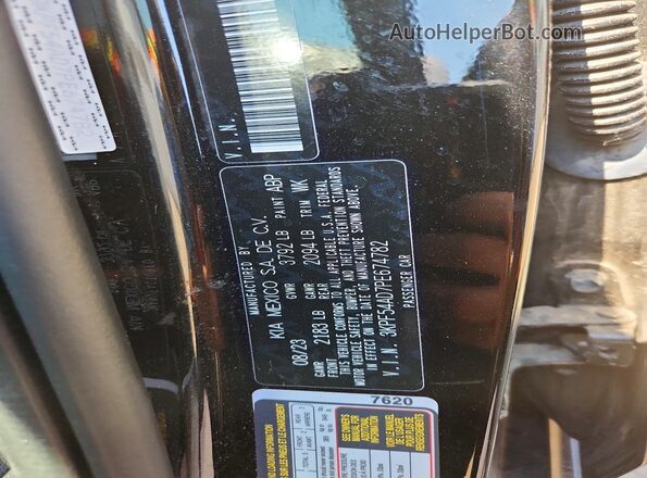 3KPF54AD7PE674782 2023 KIA FORTE Black Շարժիչի բաժամունքի տեսք