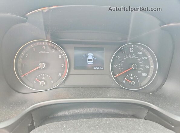 3KPF54AD8LE154357 2020 KIA FORTE Red ხელსაწყოთა პანელის ხედი
