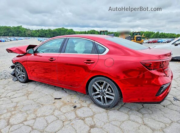 3KPF54AD8LE154357 2020 KIA FORTE Red უკანა მარცხენა