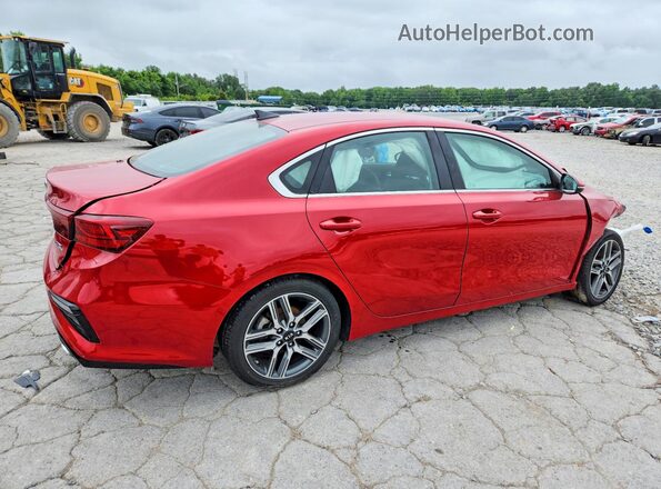 3KPF54AD8LE154357 2020 KIA FORTE Red უკანა მარჯვენა