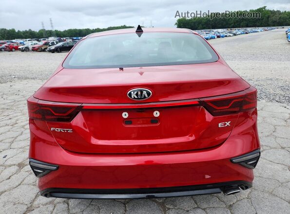 3KPF54AD8LE154357 2020 KIA FORTE Red უკანა ხედი