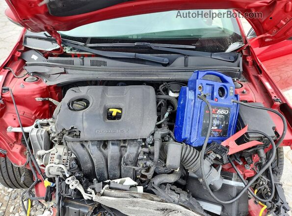 3KPF54AD8LE154357 2020 KIA FORTE Red უკანა სალონის ხედი