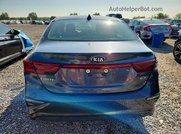 3KPF54AD8ME315839 2021 KIA FORTE Gray უკანა ხედი