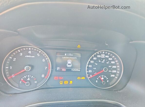 3KPF54AD8ME315839 2021 KIA FORTE Gray ხელსაწყოთა პანელის ხედი