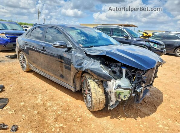 3KPF54AD8NE459277 2022 KIA FORTE Black Առջևի աջ