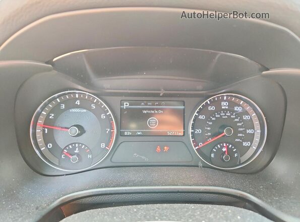 3KPF54AD8NE472594 2022 KIA FORTE Gray Widok zestawu wskaźników