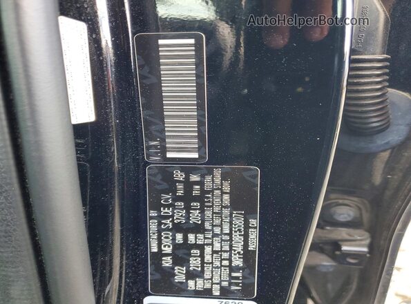 3KPF54AD8PE558071 2023 KIA FORTE Black Vista del compartimento del motor