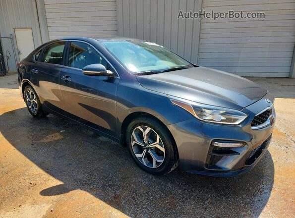 3KPF54AD9KE082244 2019 KIA FORTE Gray Delantero derecho