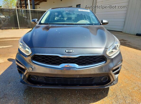 3KPF54AD9KE082244 2019 KIA FORTE Gray Vista frontal