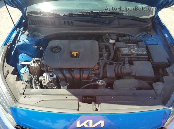 3KPF54AD9NE444691 2022 KIA FORTE Blue Rear interior view