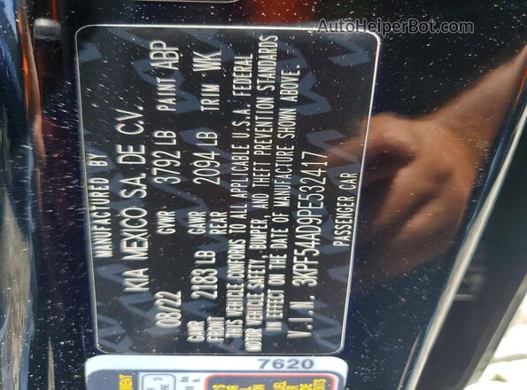 3KPF54AD9PE532417 2023 KIA FORTE Black Engine compartment view