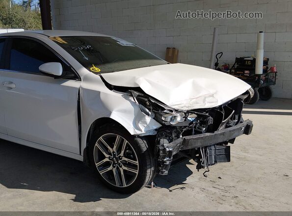 3KPF54ADXKE037619 2019 KIA FORTE White Vista frontal