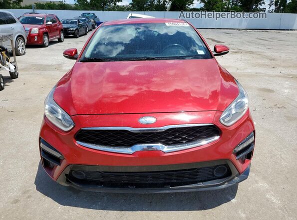 3KPF54ADXLE158569 2020 KIA FORTE Red Widok z przodu