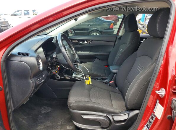 3KPF54ADXLE158569 2020 KIA FORTE Red Widok wnętrza z przodu