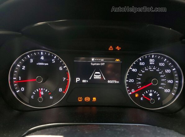3KPF54ADXLE158569 2020 KIA FORTE Red Widok zestawu wskaźników