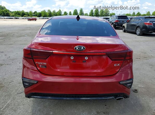 3KPF54ADXLE158569 2020 KIA FORTE Red Widok z tyłu
