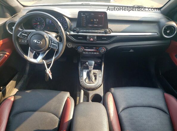 3KPF54ADXLE209617 2020 KIA FORTE Серебряный Вид панели приборов