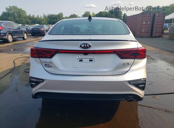 3KPF54ADXLE209617 2020 KIA FORTE Серебряный Вид сзади