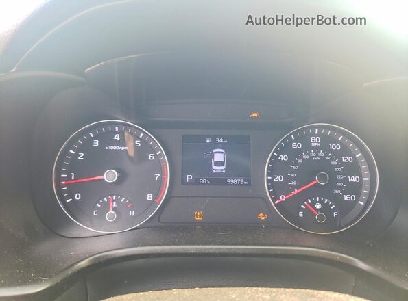 3KPF54ADXLE209617 2020 KIA FORTE Серебряный Вид щитка приборов