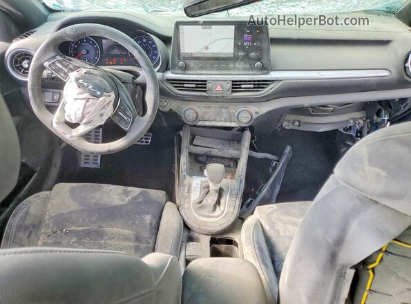 3KPF54ADXPE545631 2023 KIA FORTE Blue Dashboard view