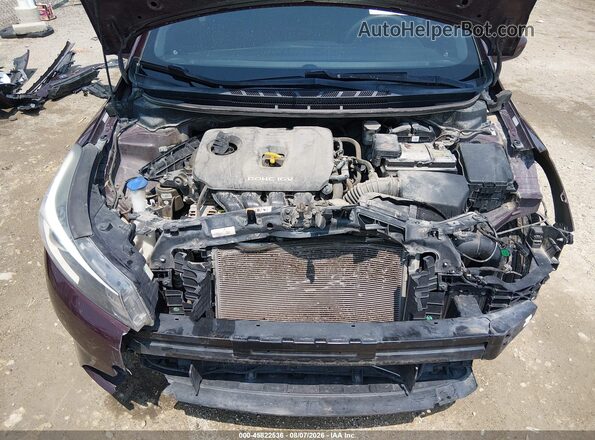 3KPFK4A70HE047345 2017 KIA FORTE Burgundy Vista trasera