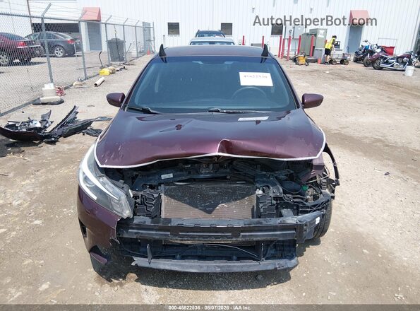 3KPFK4A70HE047345 2017 KIA FORTE Burgundy Vista interior trasera