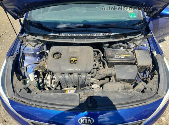 3KPFK4A70HE076523 2017 KIA FORTE Blue Вид задньої частини салону