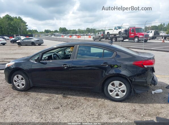 3KPFK4A70HE080457 2017 KIA FORTE Black Rear left