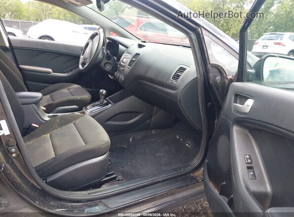 3KPFK4A70HE080457 2017 KIA FORTE Black Front interior view
