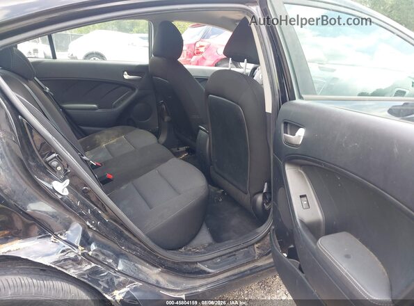 3KPFK4A70HE080457 2017 KIA FORTE Black VIN sticker view