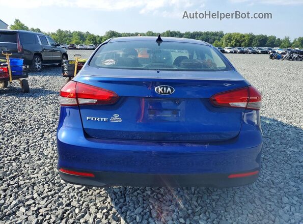 3KPFK4A70HE139927 2017 KIA FORTE Blue Vista trasera