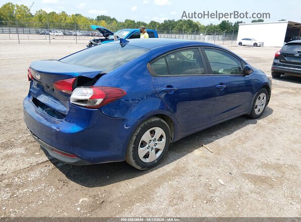 3KPFK4A70JE267669 2018 KIA FORTE Blue Tył prawy