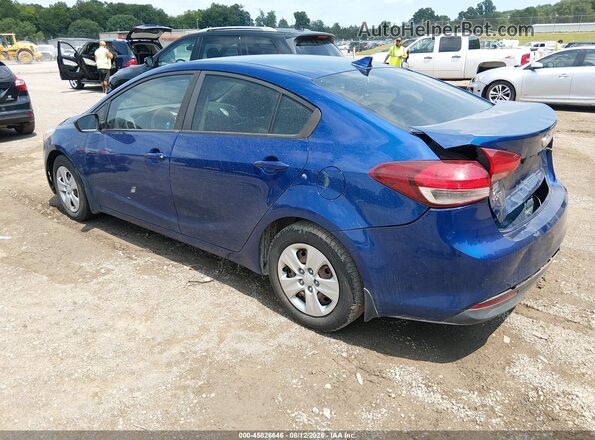 3KPFK4A70JE267669 2018 KIA FORTE Blue Tył lewy