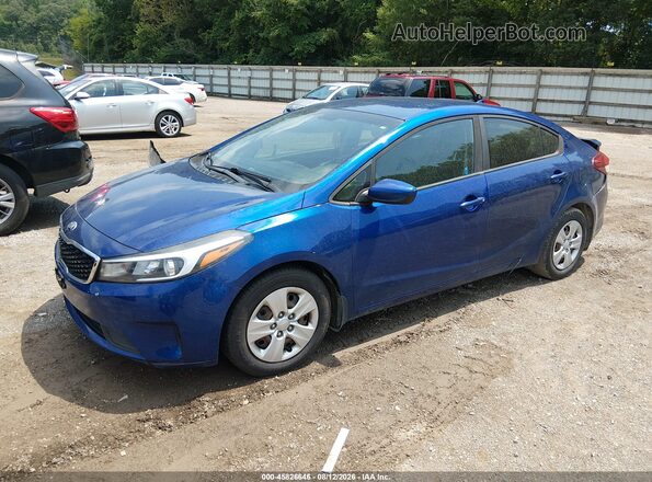 3KPFK4A70JE267669 2018 KIA FORTE Blue Przód lewy