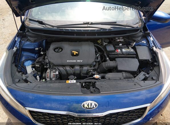 3KPFK4A70JE267669 2018 KIA FORTE Blue Widok z tyłu