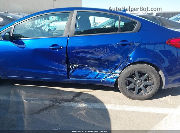 3KPFK4A70JE280034 2018 KIA FORTE Синий Вид спереди