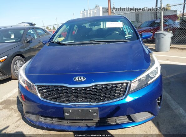 3KPFK4A70JE280034 2018 KIA FORTE Синий Вид щитка приборов