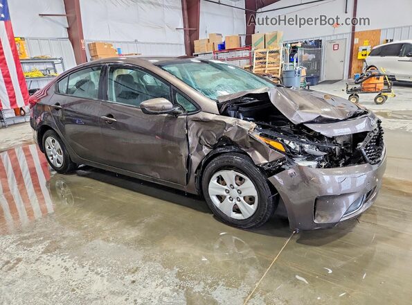 3KPFK4A71HE158776 2017 KIA FORTE Gray Przód prawy