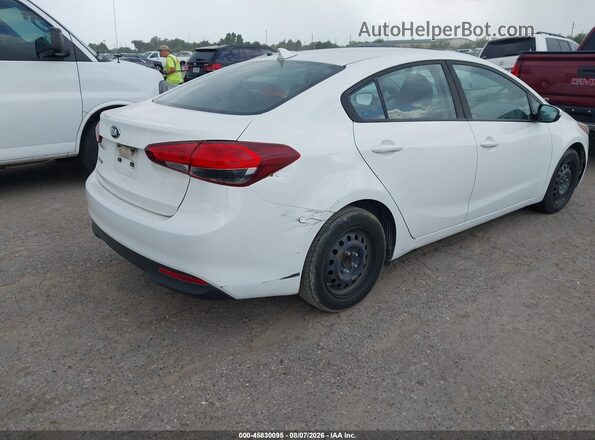 3KPFK4A71JE229142 2018 KIA FORTE White Задня права чверть