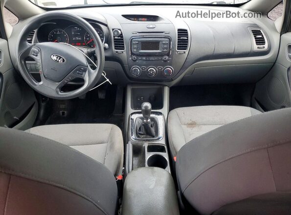 3KPFK4A72HE044432 2017 KIA FORTE Black Вид панелі приладів