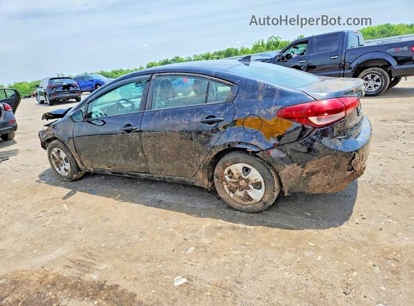 3KPFK4A72HE044656 2017 KIA FORTE Black Հետևի ձախ