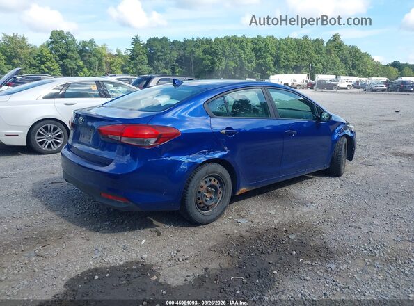 3KPFK4A72HE061067 2017 KIA FORTE Blue Rear right